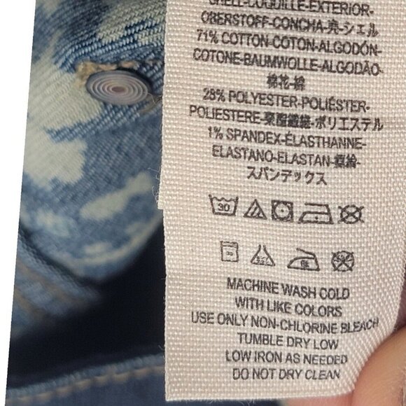 FREE PEOPLE Jeans Women 26 MANTRA BELL BOTTON Flare Boho Hippie Disco Distressed - Picture 8 of 9